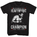 Muhammad Ali Heavy Champ Adult T-Shirts