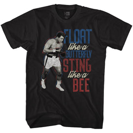 Muhammad Ali-Like A-Black Adult S/S T-Shirt - Black