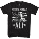 Muhammad Ali-Ali America-Black Adult S/S T-Shirt - Black