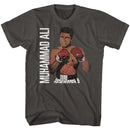 Muhammad Ali-Round One-Smoke Adult S/S T-Shirt - Smoke