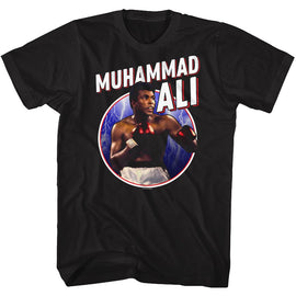 Muhammad Ali-1157-D35-Black Adult S/S T-Shirt - Black