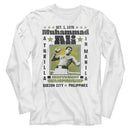 Muhammad Ali-Muhammad Ali A Thrilla-White Adult L/S T-Shirt - White