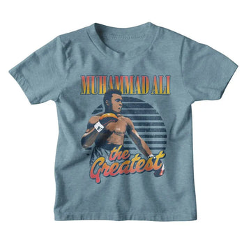 Muhammad Ali-Muhammad Ali Greatest Gradients-Vintage Indigo Toddler S/S T-Shirt-2T - Vintage Indigo