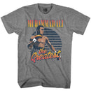 Muhammad Ali-Greatest Gradients-Graphite Heather Adult S/S T-Shirt - Graphite Heather
