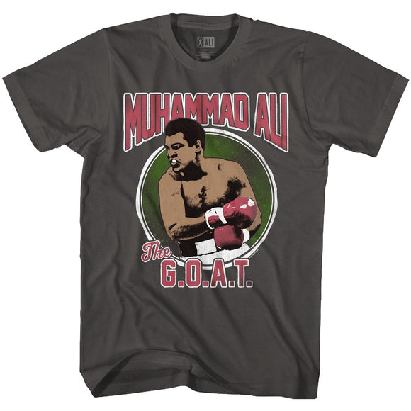 Muhammad Ali-The Goat-Smoke Adult S/S T-Shirt - Smoke