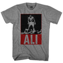 Muhammad Ali-Ali Liston-Graphite Heather Adult S/S T-Shirt - Graphite Heather