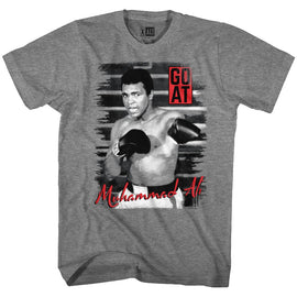 Muhammad Ali-Jab-Graphite Heather Adult S/S T-Shirt - Graphite Heather