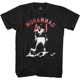 Muhammad Ali-Thresh-Black Adult S/S T-Shirt - Black