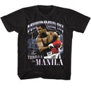 Muhammad Ali-Muhammad Ali Thrilla And Lightning-Black Youth S/S T-Shirt (7-8) - Black