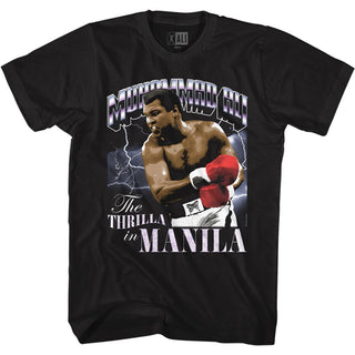 Muhammad Ali Thrilla And Lightning Adult T-Shirts