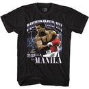Muhammad Ali-Thrilla And Lightning-Black Adult S/S T-Shirt - Black