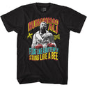 Muhammad Ali Float Sting Tricolor Adult T-Shirts