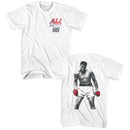 Muhammad Ali-Muhammad Ali World Champ-White Adult S/S T-Shirt ***F&B***-S - White