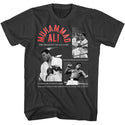 Muhammad Ali Ali Quote Collage Adult T-Shirts