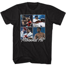 Muhammad Ali-Muhammad Ali Ali Four Squares-Black Adult S/S T-Shirt - Black