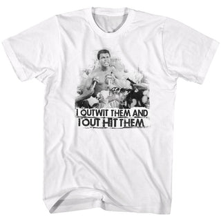 Muhammad Ali Out Wit Out It Adult T-Shirts