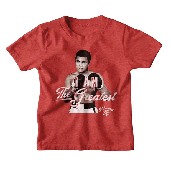 Muhammad Ali-Muhammad Ali Greatest Quote-Vintage Red Youth S/S T-Shirt (7-8) - Vintage Red