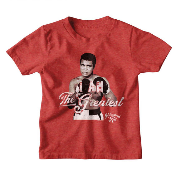 Muhammad Ali-Muhammad Ali Greatest Quote-Vintage Red Toddler S/S T-Shirt-4T - Vintage Red
