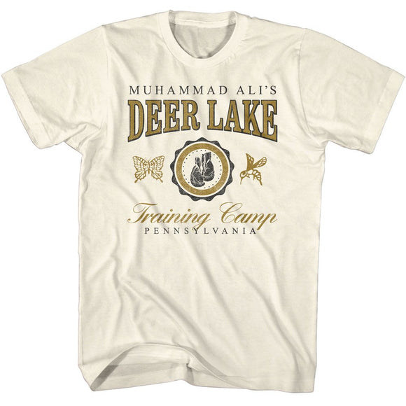 Muhammad Ali-Muhammad Ali Deer Lake Varsity Vintage-Natural Adult S/S T-Shirt - Natural