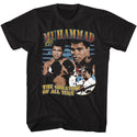 Muhammad Ali Muhammad Ali Collage Adult T-Shirts