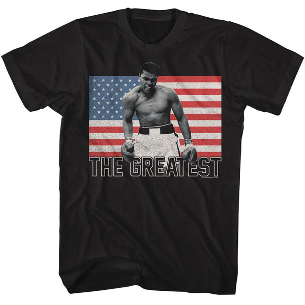 Muhammad Ali Muhammad Ali Flag The Greatest Adult T-Shirts