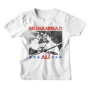 Muhammad Ali-Muhammad Ali Raising Fist-White Toddler S/S T-Shirt-2T - White