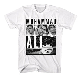 Muhammad Ali-Muhammad Ali Photos-White Adult S/S T-Shirt - White