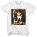 Muhammad Ali Muhammad Ali Grunge Ko Vertical Text Adult T-Shirts