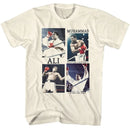 Muhammad Ali-Muhammad Ali Four Photos-Natural Adult S/S T-Shirt - Natural