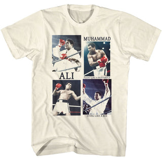 Muhammad Ali Muhammad Ali Four Photos Adult T-Shirts