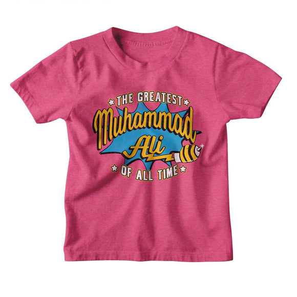 Muhammad Ali-Muhammad Ali Stinger Glove-Vintage Hot Pink Youth S/S T-Shirt (7-8) - Vintage Hot Pink