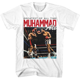 Muhammad Ali-Muhammad Ali Fight Ring-White Adult S/S T-Shirt - White