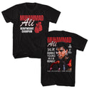 Muhammad Ali Muhammad Ali Heavyweight Champ F B Adult T-Shirts