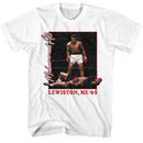 Muhammad Ali-Muhammad Ali Lewiston-White Adult S/S T-Shirt - White