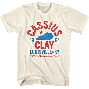 Muhammad Ali-Muhammad Ali Cc Louisville 64-Natural Adult S/S T-Shirt - Natural