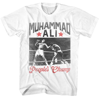 Muhammad Ali Muhammad Ali Heavyweight Peoples Champ Adult T-Shirts