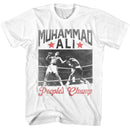 Muhammad Ali-Muhammad Ali Heavyweight Peoples Champ-White Adult S/S T-Shirt - White