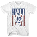 Muhammad Ali Muhammad Ali Flag Adult T-Shirts
