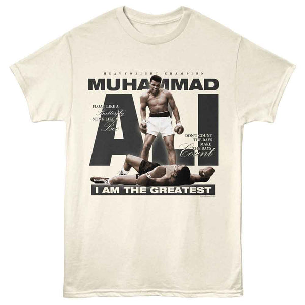 Muhammad Ali Muhammad Ali Iconic Photo And Quotes Adult T-Shirts