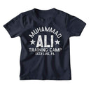 Muhammad Ali-Muhammad Ali Deer Lake Training Camp-Navy Youth S/S T-Shirt-Xs (5-6) - Navy