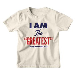 Muhammad Ali-Muhammad Ali Greatest Americana-Natural Youth S/S T-Shirt (7-8) - Natural