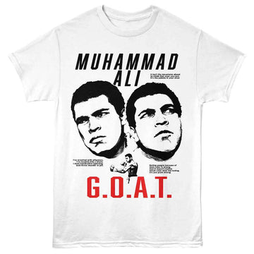 Muhammad Ali-Muhammad Ali Quotes-White Adult S/S T-Shirt - White