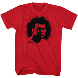 Muhammad Ali-Shabam-Red Adult S/S T-Shirt - Red