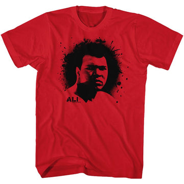 Muhammad Ali-Shabam-Red Adult S/S T-Shirt - Red