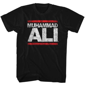 Muhammad Ali-Run Ali-Black Adult S/S T-Shirt - Black