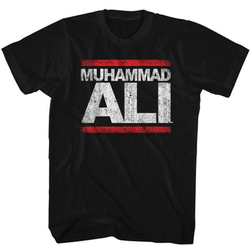 Muhammad Ali-Run Ali-Black Adult S/S T-Shirt - Black