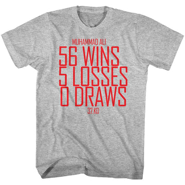 Muhammad Ali-All I Do-Gray Heather Adult S/S T-Shirt - Gray Heather