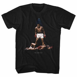 Muhammad Ali-All Over Again-Black Adult S/S T-Shirt - Black