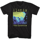 Alanis Morissette-Alanis Morissette Tricolor Jlp-Black Adult S/S T-Shirt - Black