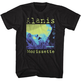 Alanis Morissette-Alanis Morissette Tricolor Jlp-Black Adult S/S T-Shirt - Black